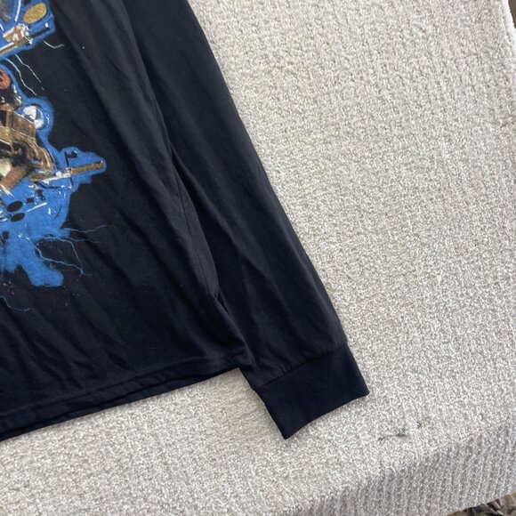 Retro BOOT West Coast Choppers Long Sleeve Shirt Men L Motorcycle Distresse READ - Picture 4 of 11